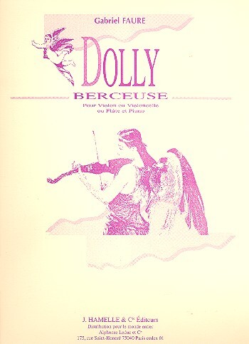 Cover: 9790230790789 | Dolly Berceuse op.56,1 pour violon (violoncelle, flûte) et piano