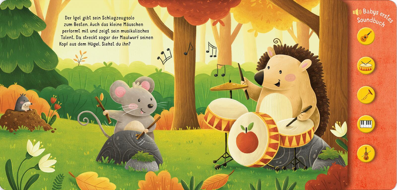 Bild: 9783845860794 | Hör mal, so klingt die Musik! | Babys erstes Soundbuch | Sarah Dietz