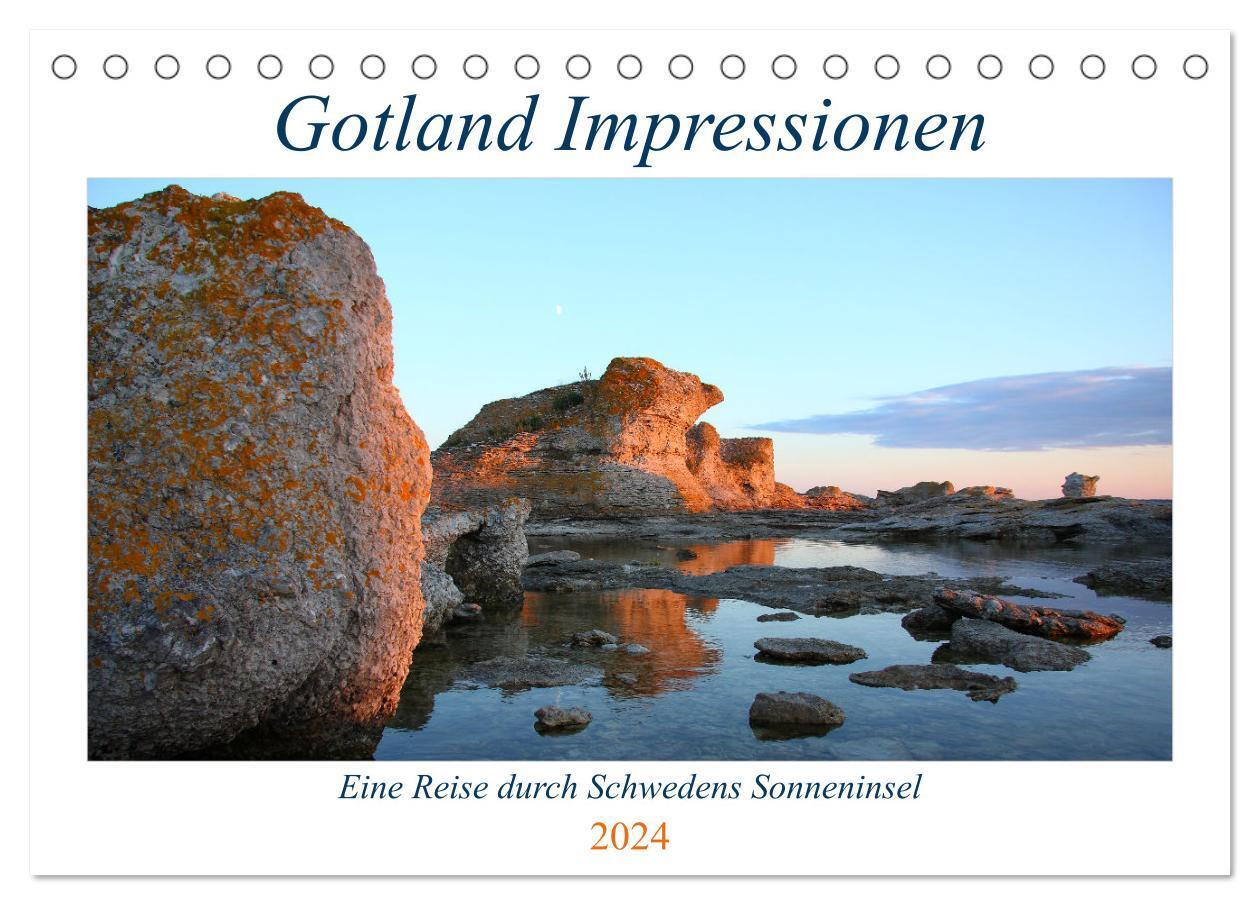 Cover: 9783675550629 | Gotland Impressionen (Tischkalender 2024 DIN A5 quer), CALVENDO...