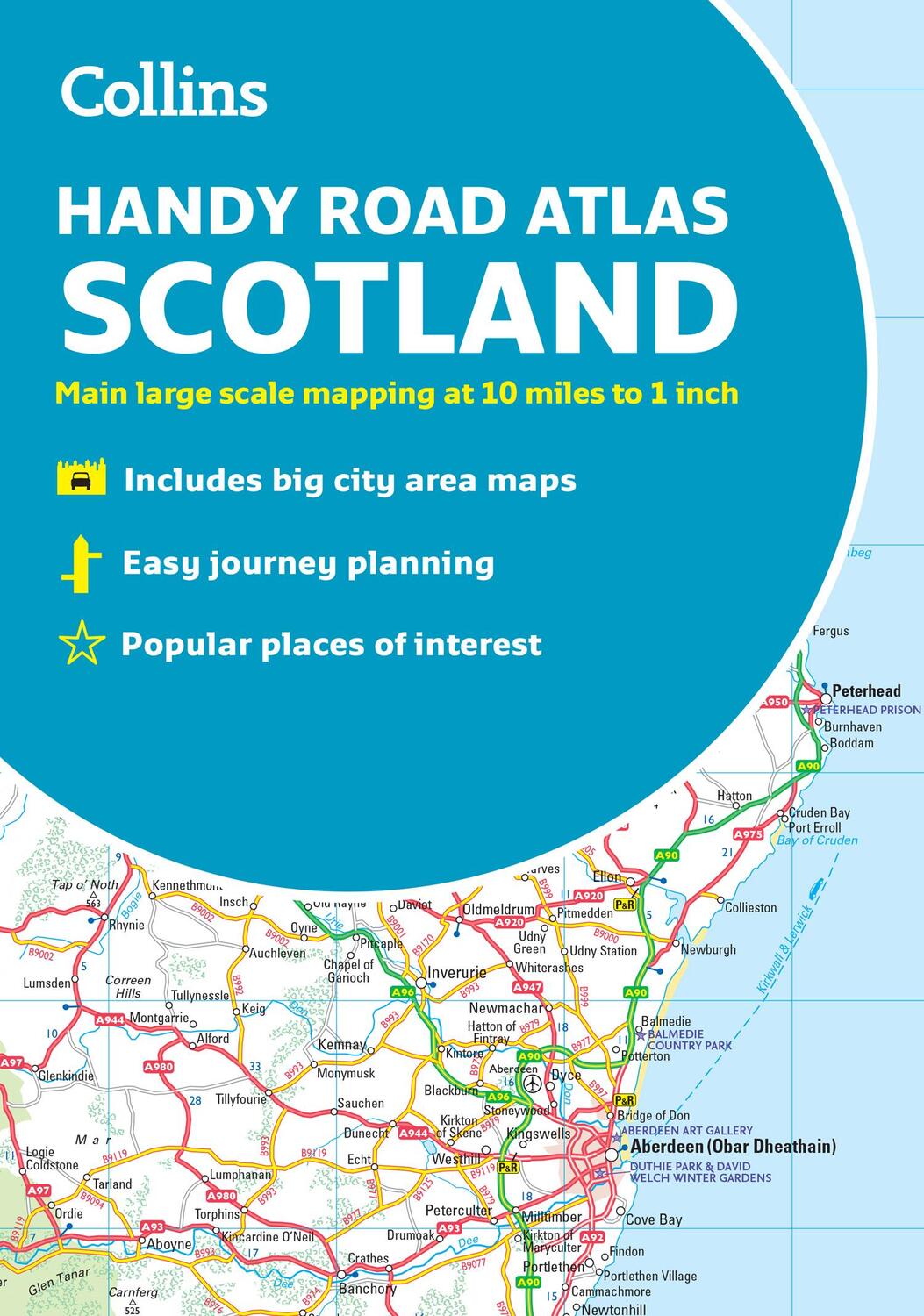 Cover: 9780008447878 | Collins Handy Road Atlas Scotland | A5 Paperback | Collins Maps | Buch