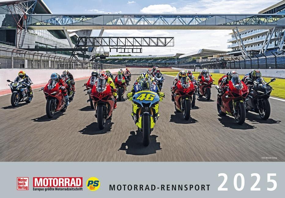 Cover: 9783613046658 | Motorrad-Rennsport-Kalender 2025 | Kalender | Motorbuch Kalender