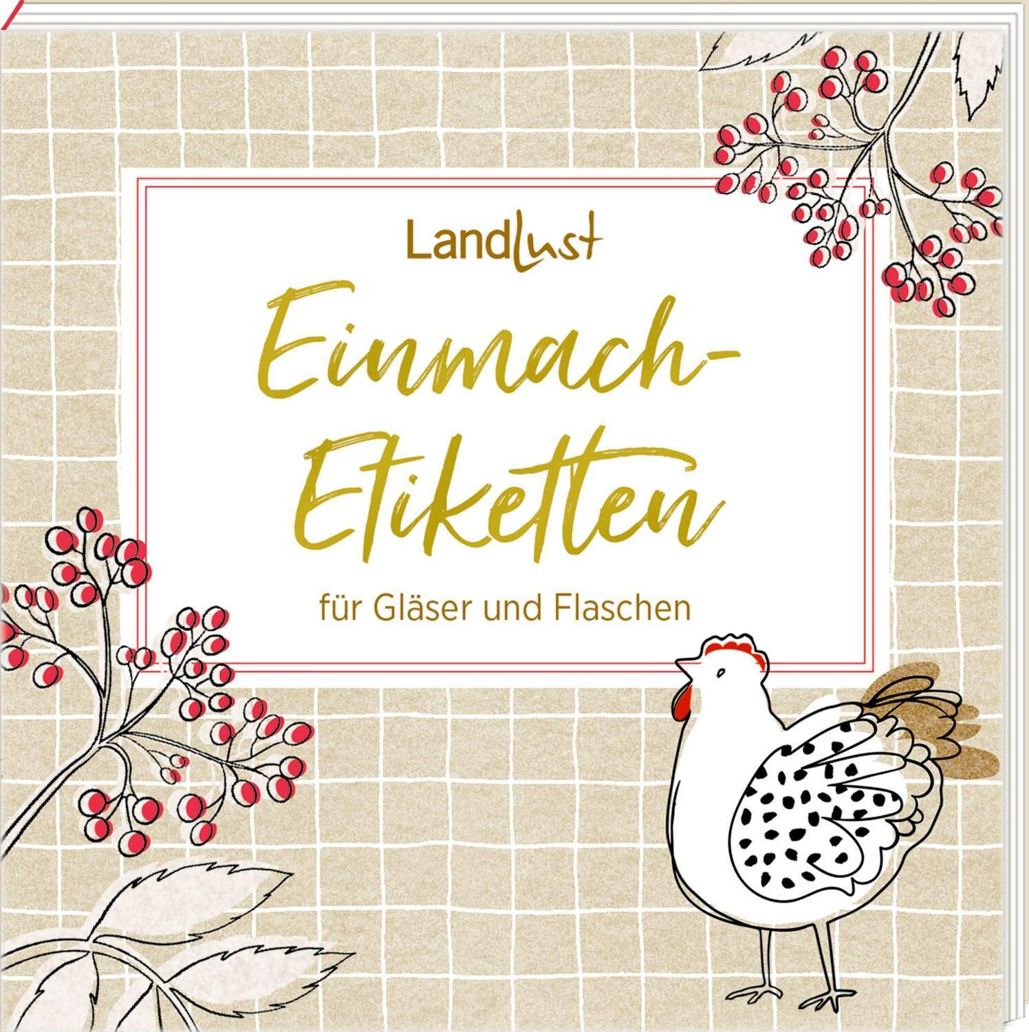 Cover: 4050003956794 | Etikettenbüchlein - Einmach-Etiketten für Gläser und Flaschen | Buch