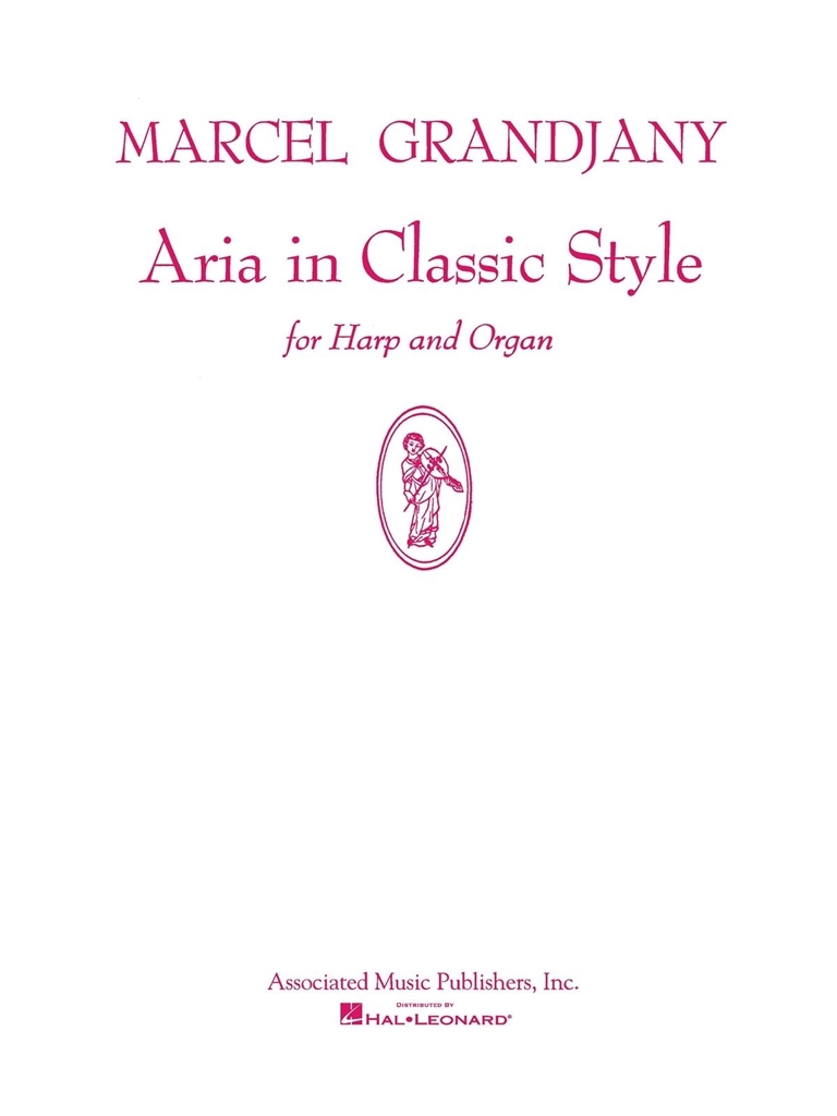 Cover: 73999235708 | Aria in Classic Style | Marcel Grandjany | Harp Solo | Buch | 1986