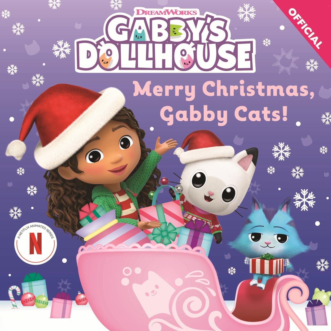 Cover: 9781408371763 | DreamWorks Gabby's Dollhouse: Merry Christmas, Gabby Cats | Dollhouse