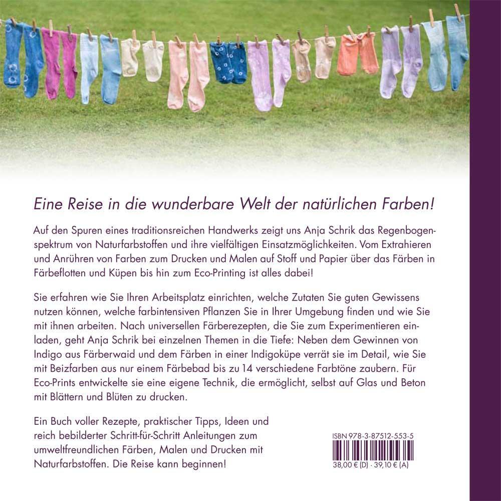 Rückseite: 9783875125535 | Eco-Färben | Malen, Färben, Drucken mit Naturfarbstoffen | Anja Schrik