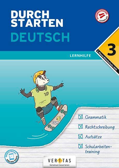 Cover: 9783710137525 | Durchstarten 3. Klasse - Deutsch Mittelschule/AHS - Lernhilfe | Buch