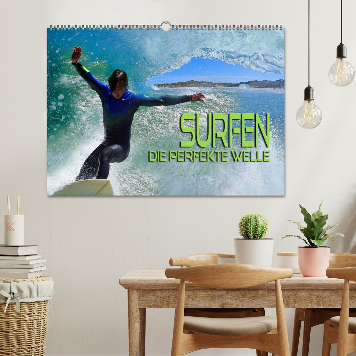 Bild: 9783435329038 | Surfen - die perfekte Welle (Wandkalender 2025 DIN A2 quer),...