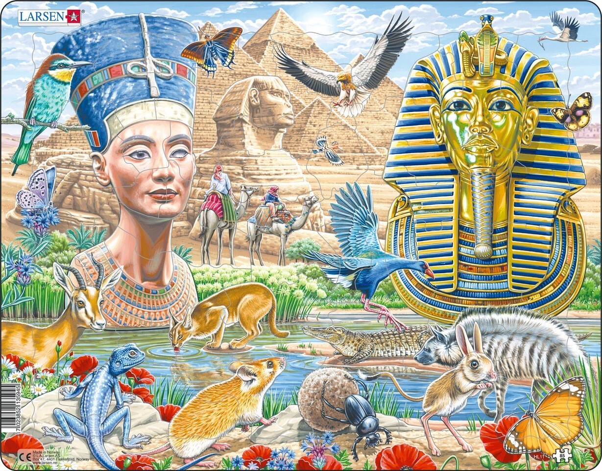 Cover: 7023852135945 | Puzzle - Die Sphinx und Pyramiden | Puzzle | 2023 | Larsen