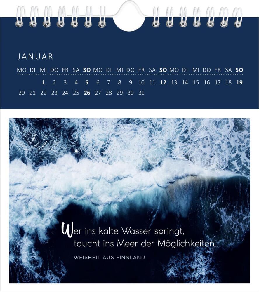 Bild: 4014489133674 | Wandkalender Sehnsucht nach Meer 2025 | Kalender | 26 S. | Deutsch