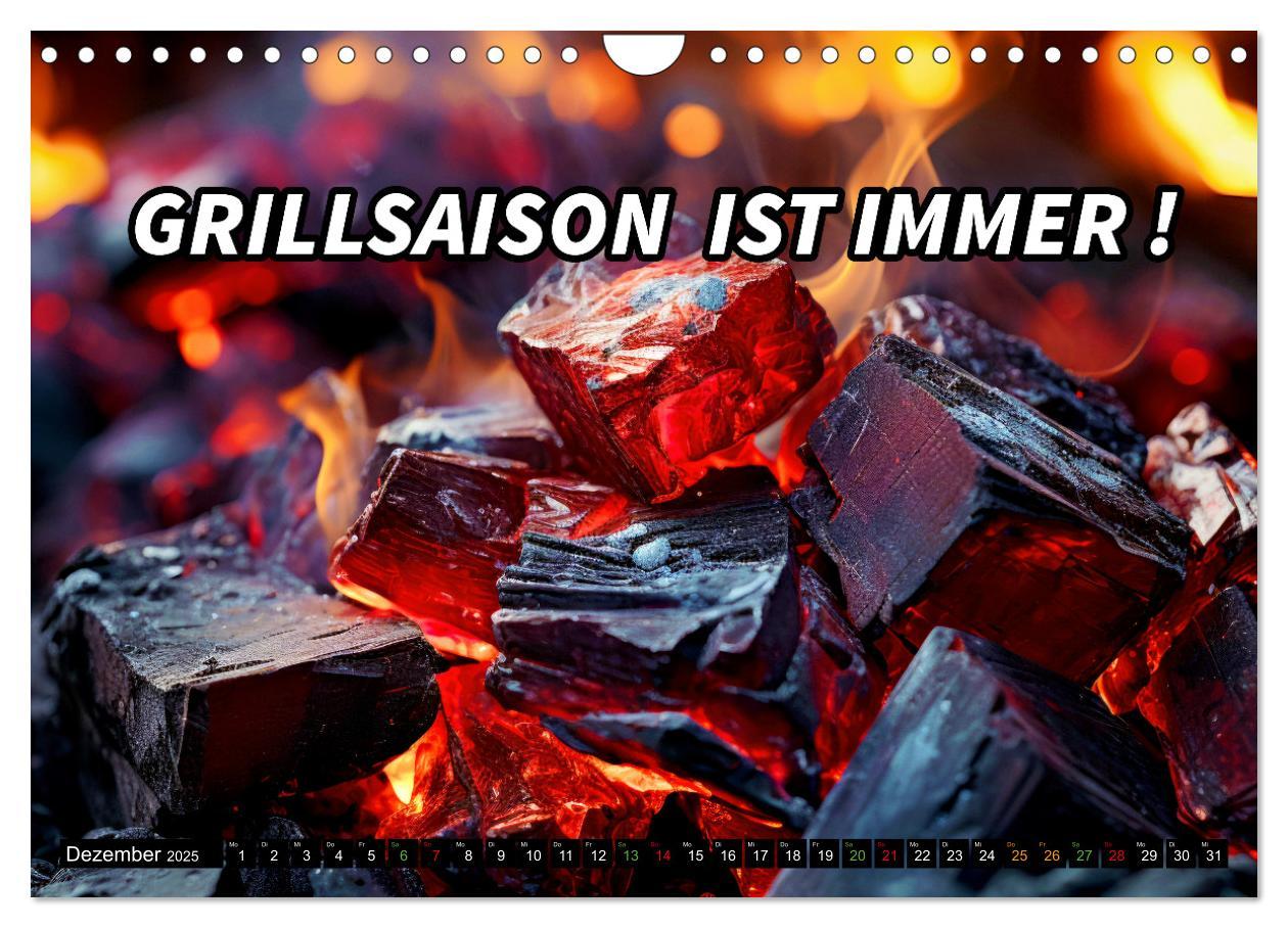 Bild: 9783383763984 | B wie BBQ Impressionen mit Sprüchen (Wandkalender 2025 DIN A4...