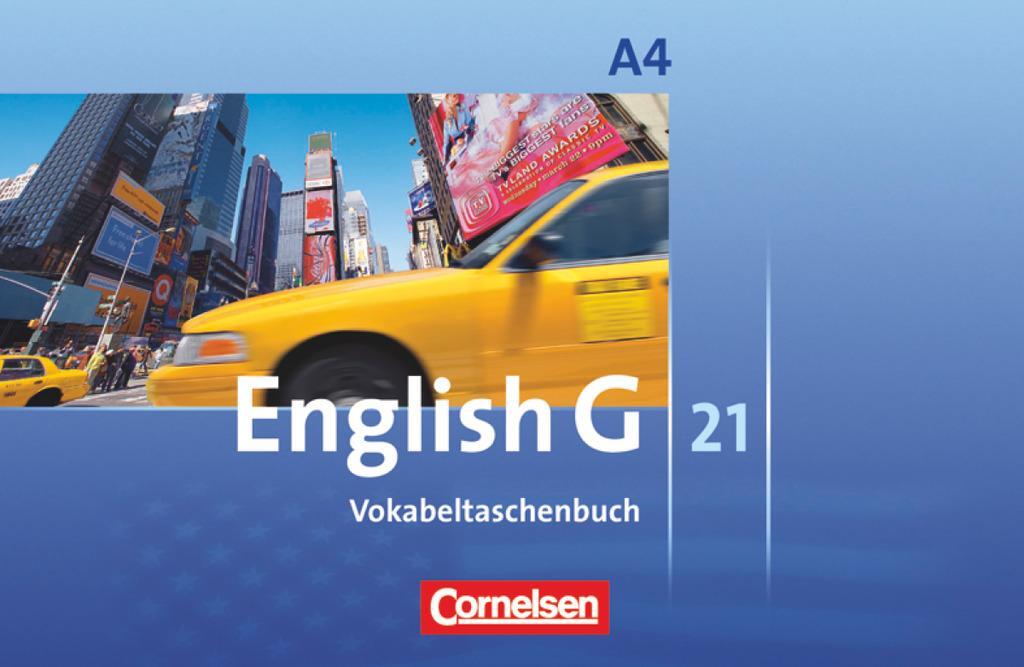Cover: 9783060321636 | English G 21. Ausgabe A 4. Vokabeltaschenbuch | 8. Schuljahr | Schwarz