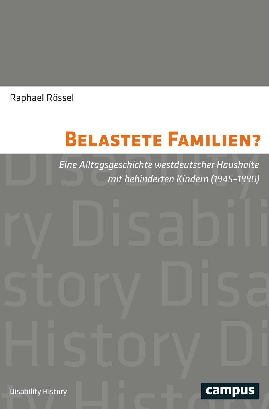 Cover: 9783593515892 | Belastete Familien? | Raphael Rössel | Taschenbuch | 512 S. | Deutsch