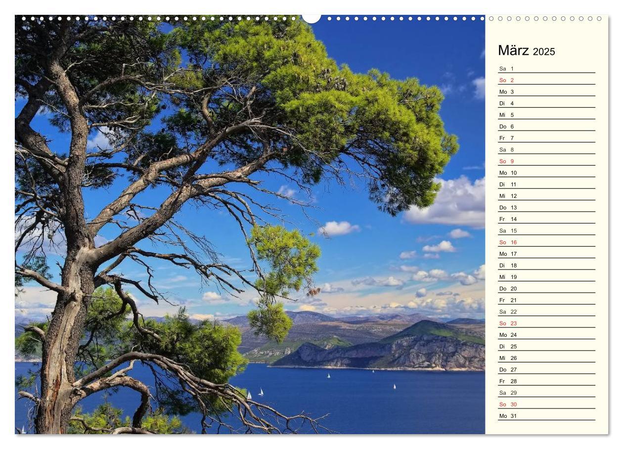 Bild: 9783435511617 | Kroatien (Wandkalender 2025 DIN A2 quer), CALVENDO Monatskalender