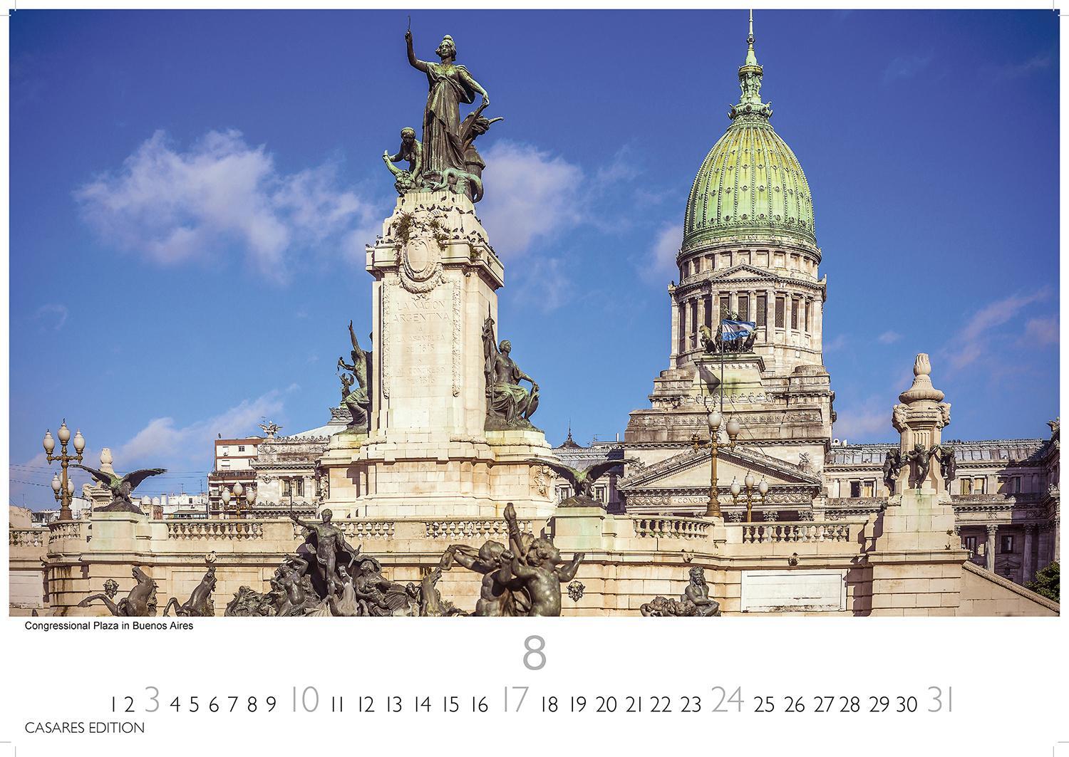 Bild: 9781835241059 | World Capitals 2025 S 24x35cm | Kalender | 14 S. | Deutsch | 2025