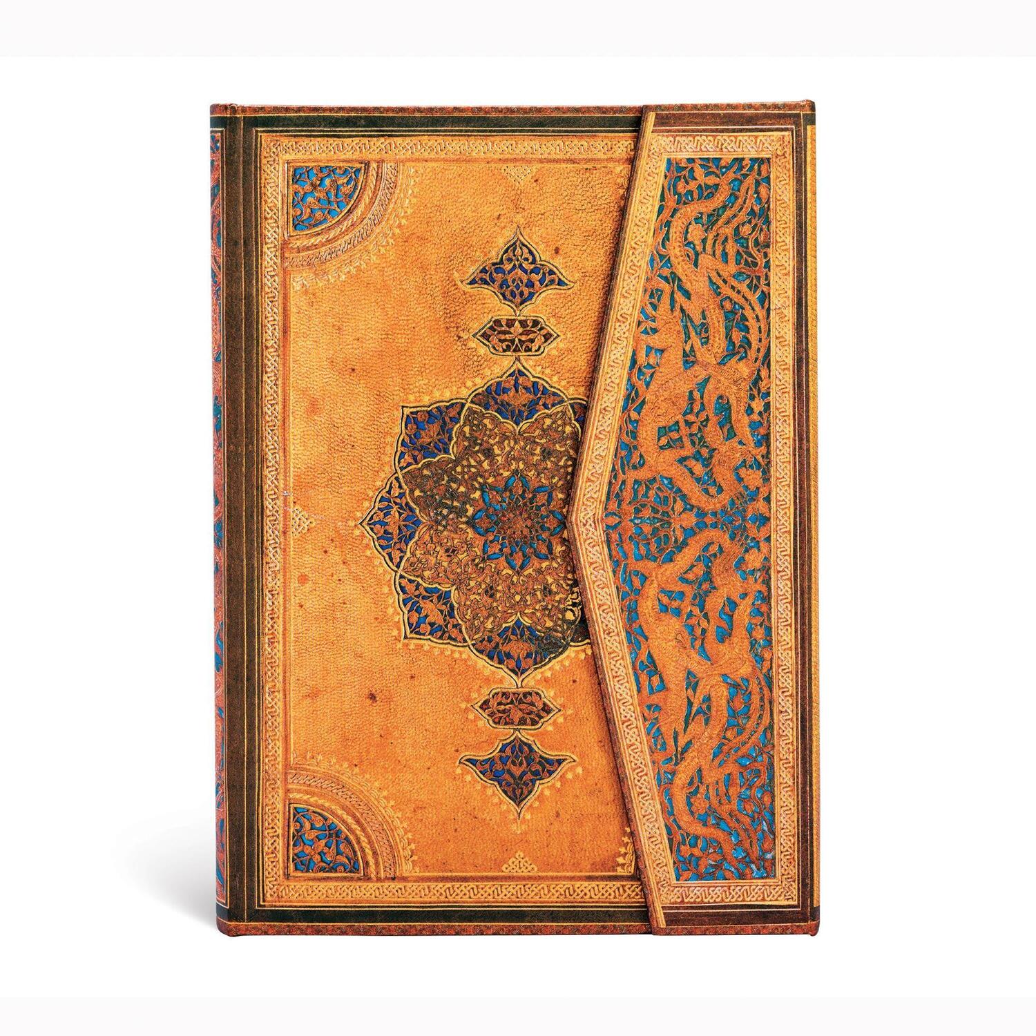 Cover: 9781439716021 | Paperblanks Safavid Safavid Binding Art Hardcover Midi Lined Wrap...