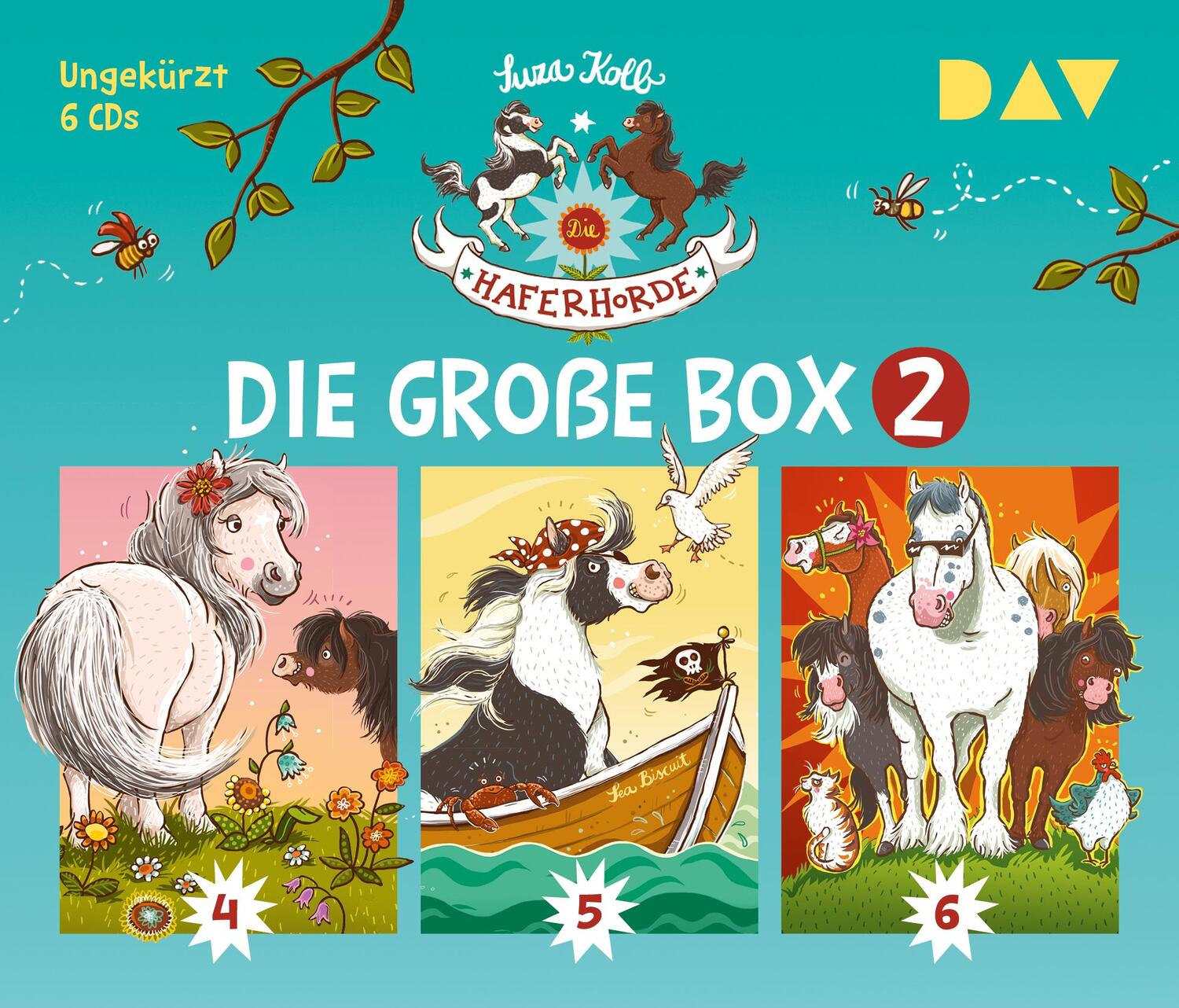 Cover: 9783742411808 | Die Haferhorde - Die große Box 2 (Teil 4-6) | Suza Kolb | Audio-CD