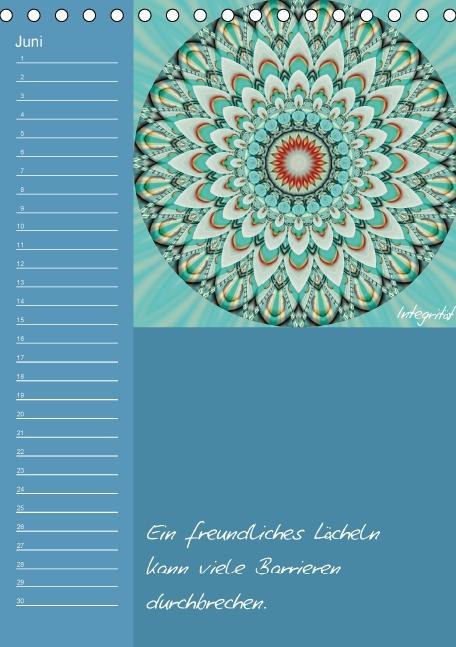 Bild: 9783660485066 | Mandala - Spiegel der Seele / immerwährender Geburtstagskalender...