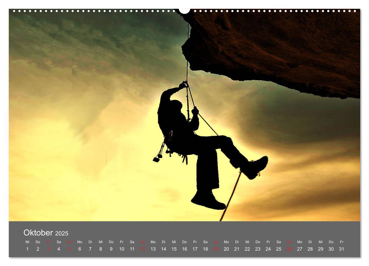 Bild: 9783435294091 | Bergsteigen - Extremsport am Limit (Wandkalender 2025 DIN A2 quer),...