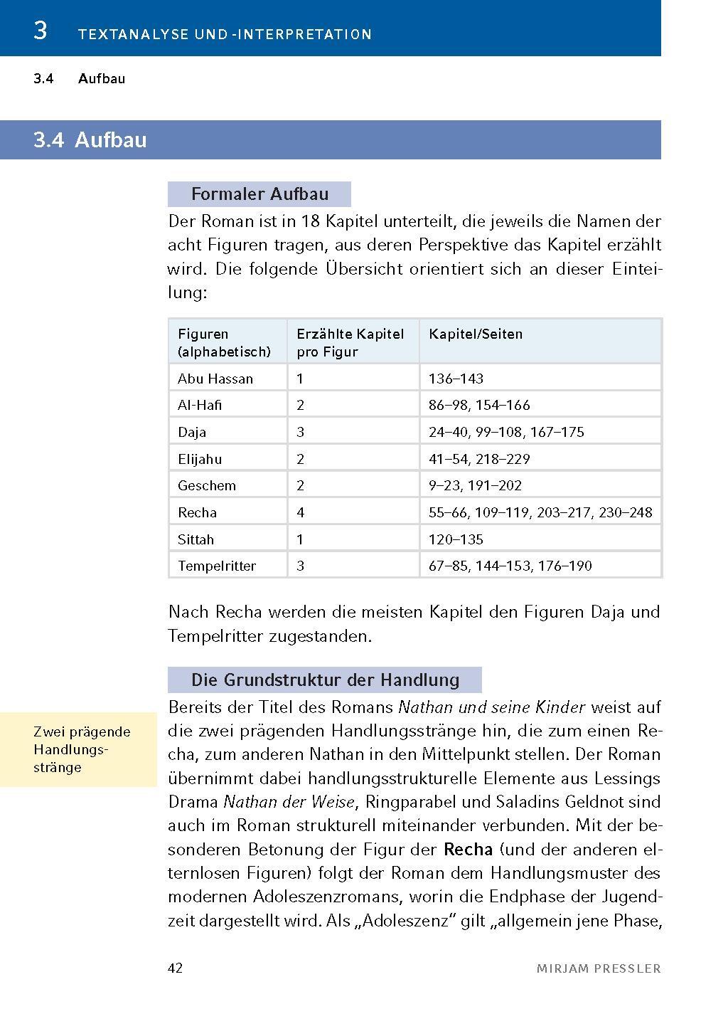 Bild: 9783804431508 | Nathan und seine Kinder - Textanalyse und Interpretation | Pressler