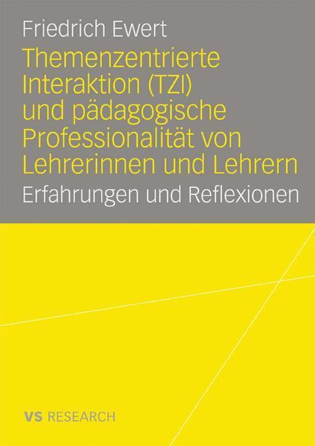 Cover: 9783835070103 | Themenzentrierte Interaktion (TZI) und pädagogische...