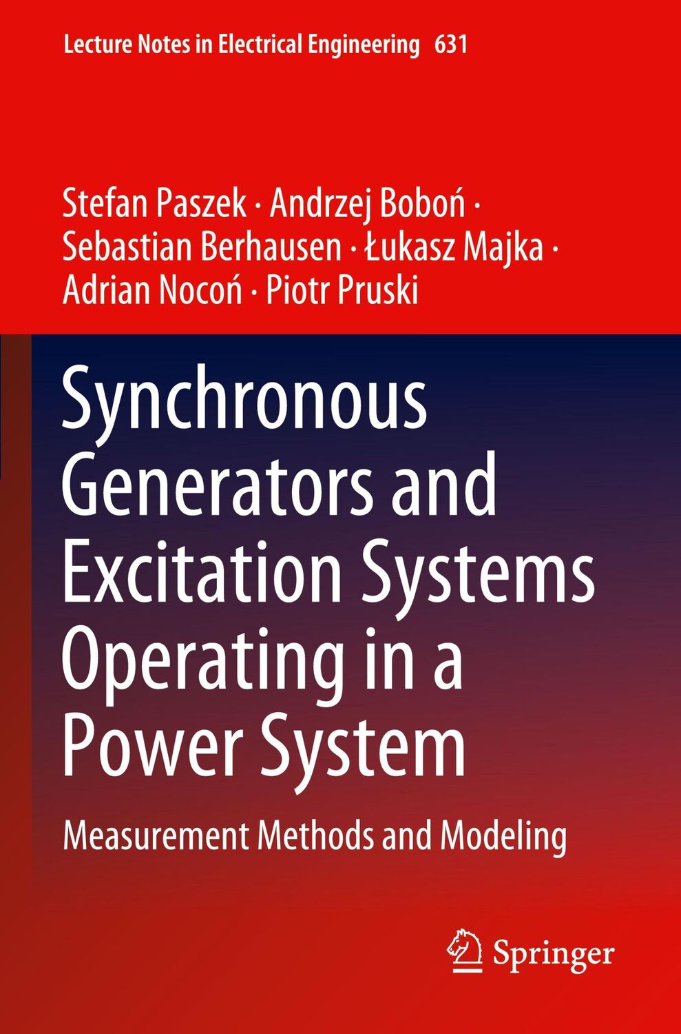 Cover: 9783030379780 | Synchronous Generators and Excitation Systems Operating in a Power...