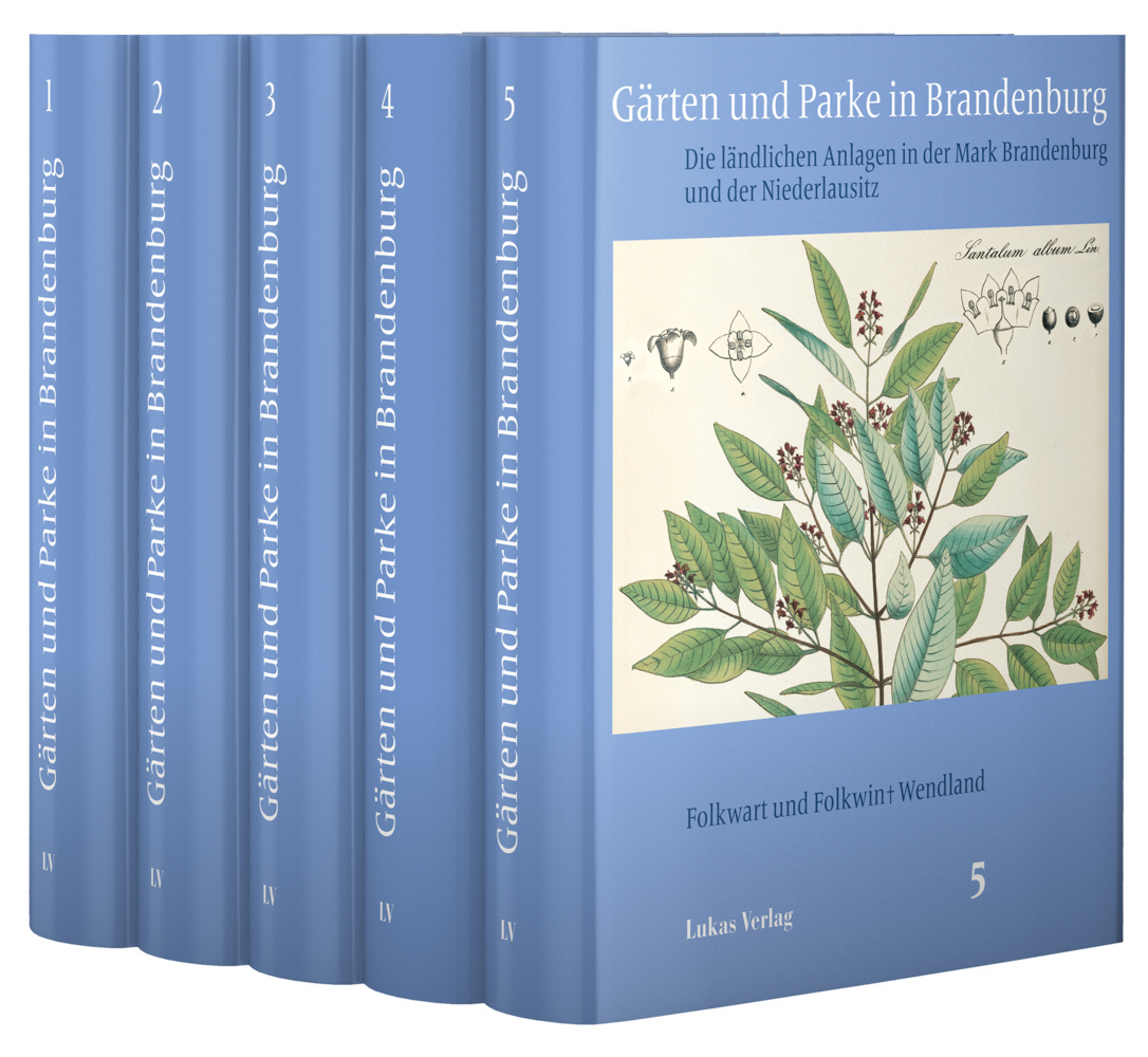 Cover: 9783867322065 | Gärten und Parke in Brandenburg, 5 Teile | Folkwart Wendland (u. a.)
