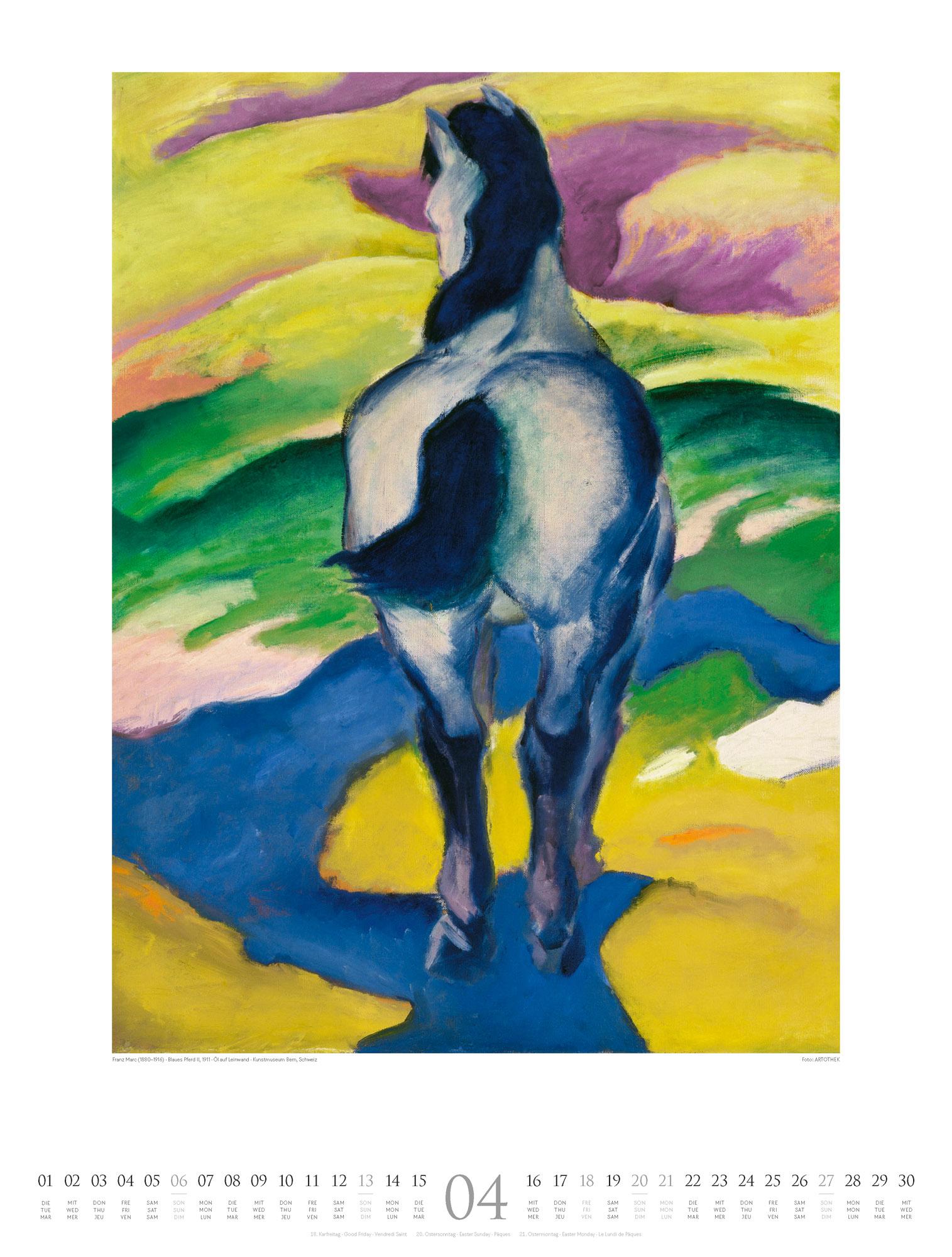 Bild: 9783838425672 | Franz Marc - Lebendige Farbe Kalender 2025 | Franz Marc (u. a.) | 2025