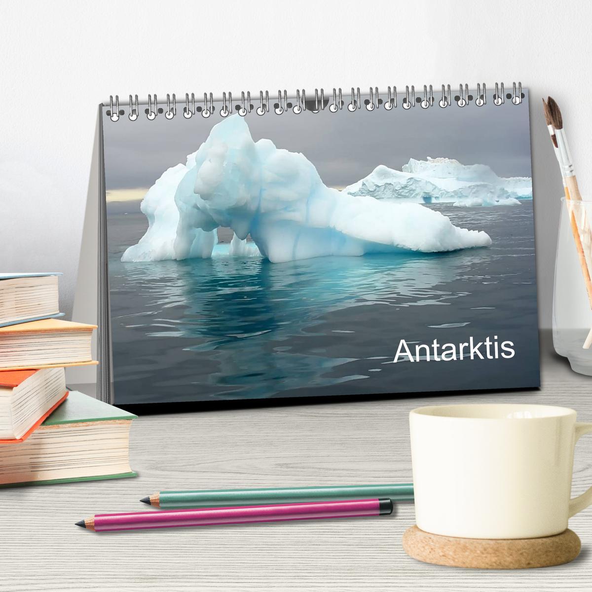 Bild: 9783435841950 | Antarktis (Tischkalender 2025 DIN A5 quer), CALVENDO Monatskalender