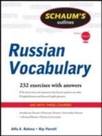 Cover: 9780071756440 | Schaum's Outline of Russian Vocabulary | Alfia Rakova (u. a.) | Buch