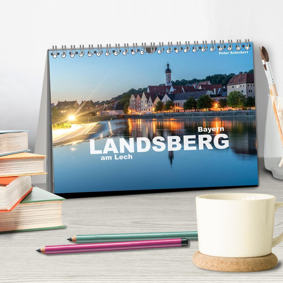 Bild: 9783435201150 | Landsberg am Lech (Tischkalender 2025 DIN A5 quer), CALVENDO...