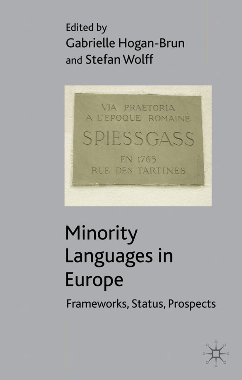 Cover: 9780230217034 | Minority Languages in Europe | Frameworks, Status, Prospects | Buch