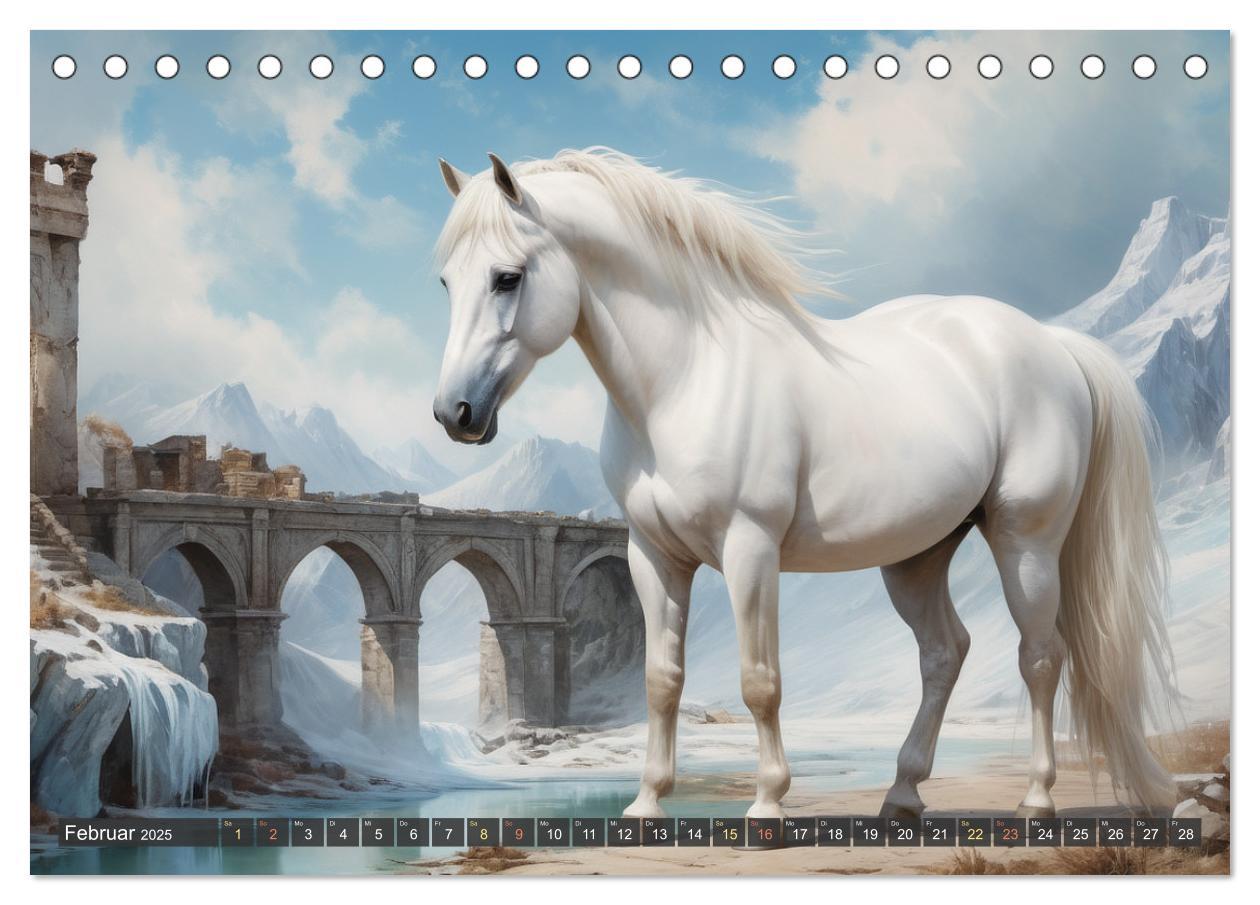 Bild: 9783457171042 | Schöne wilde Mustangs (Tischkalender 2025 DIN A5 quer), CALVENDO...