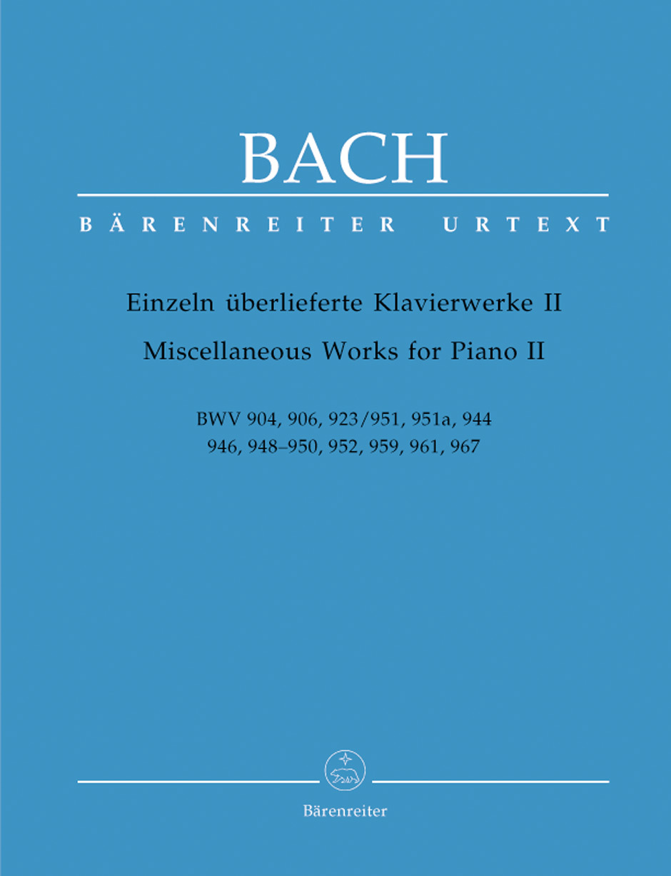 Cover: 9790006505999 | Klavierwerke 2 BWV 904 906 923 | Johann Sebastian Bach | Buch