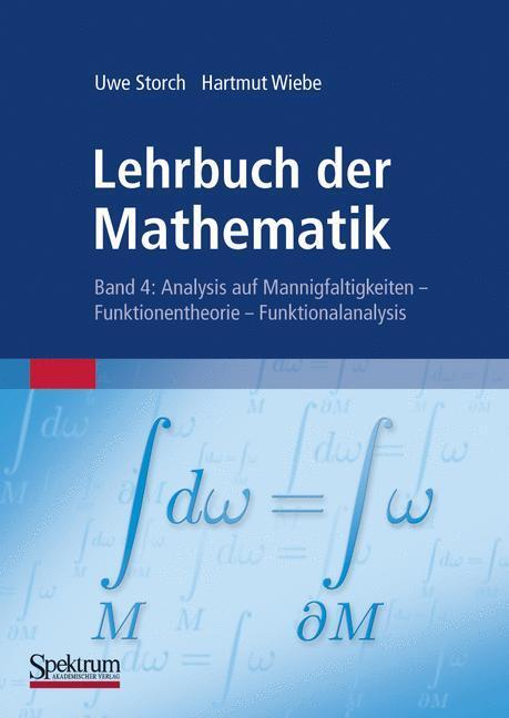 Cover: 9783827427670 | Lehrbuch der Mathematik, Band 4 | Hartmut Wiebe (u. a.) | Taschenbuch