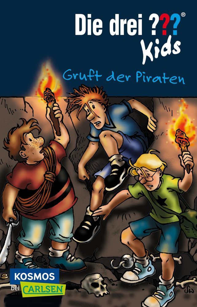 Cover: 9783551317209 | Die drei ??? Kids 7: Gruft der Piraten | Ulf Blanck | Taschenbuch