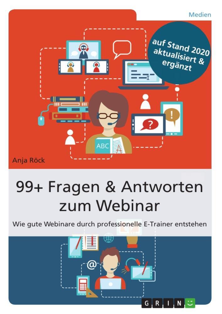 Cover: 9783656977117 | 99+ Fragen &amp; Antworten zum Webinar | Anja Röck | Taschenbuch | 216 S.