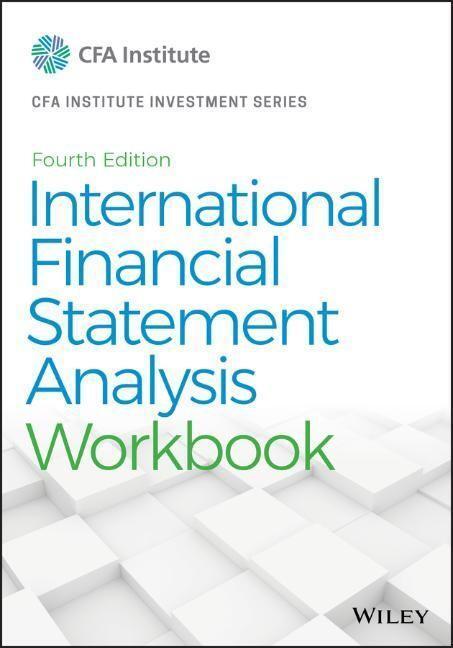 Cover: 9781119628095 | International Financial Statement Analysis Workbook | Robinson | Buch