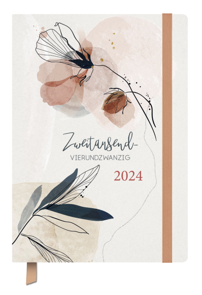 Cover: 9783731873952 | Terminkalender Classic Timer Blütenzauber 2024 | Korsch Verlag | 2024