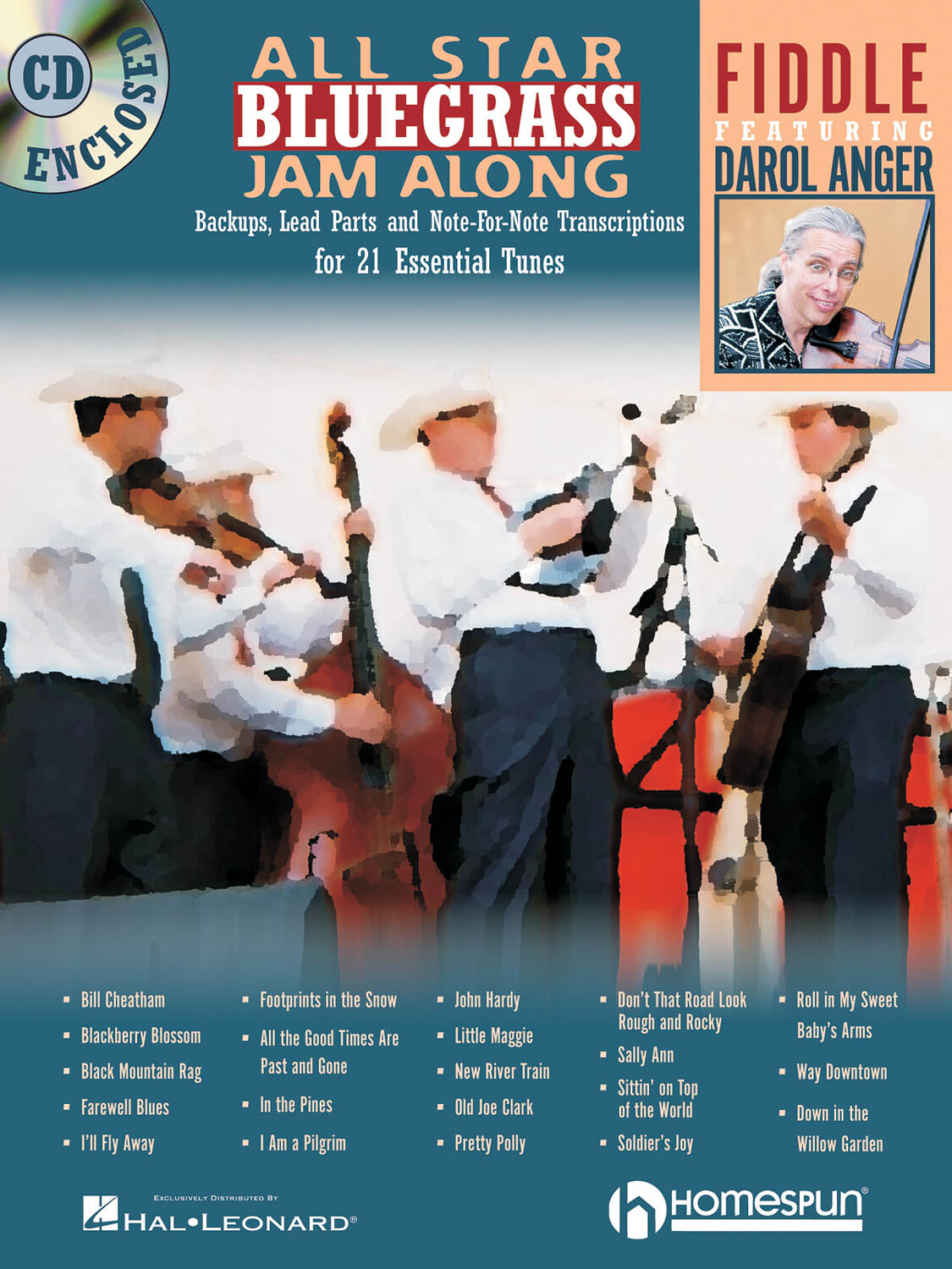Cover: 884088058128 | All Star Bluegrass Jam Along - Fiddle | Homespun Tapes | Buch + CD
