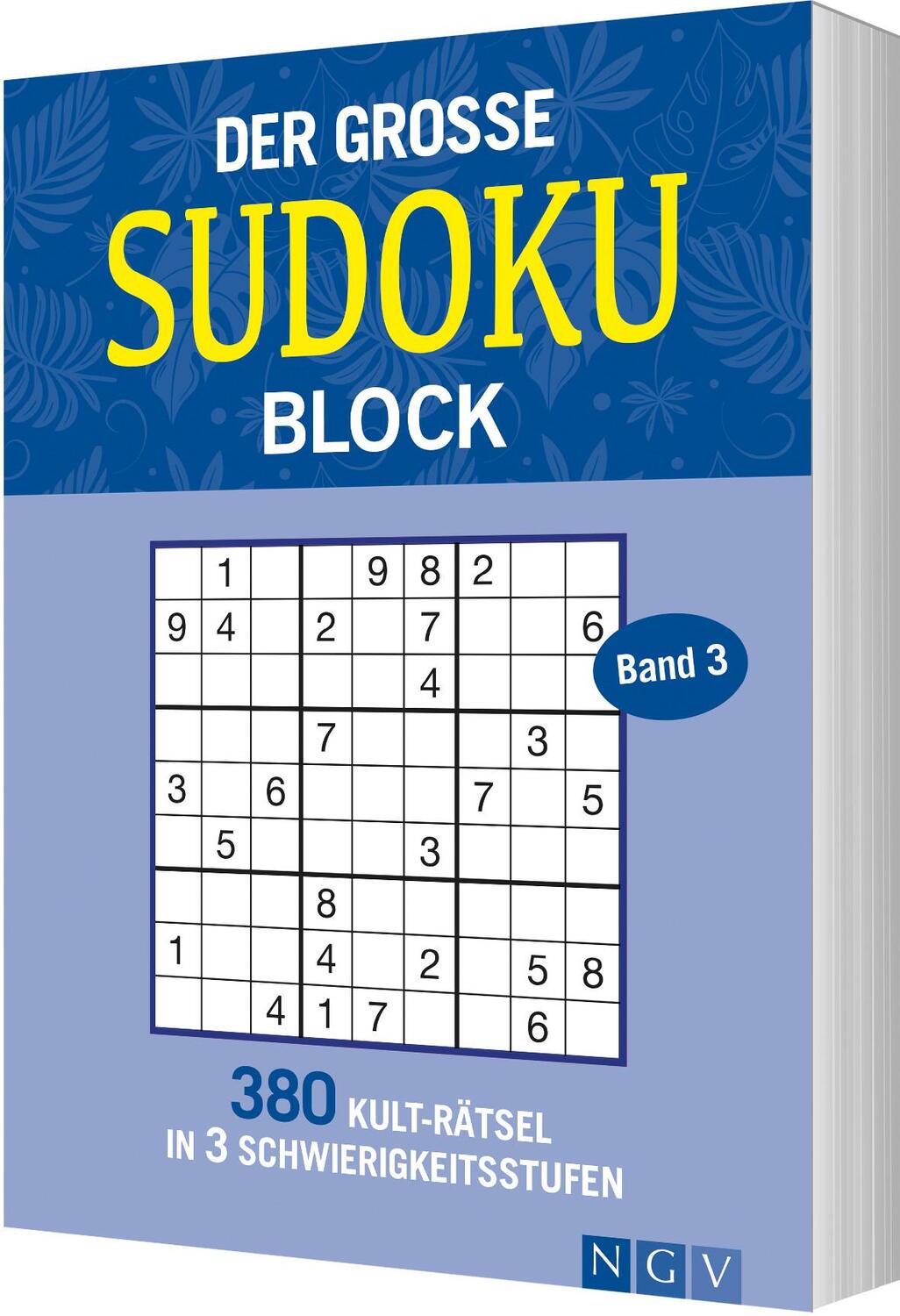 Cover: 9783625184744 | Der große Sudokublock Band 3 | Taschenbuch | Der große Sudokublock