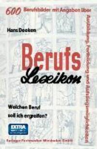 Cover: 9783663004400 | Berufs Lexikon | Hans Deeken | Taschenbuch | Gabler