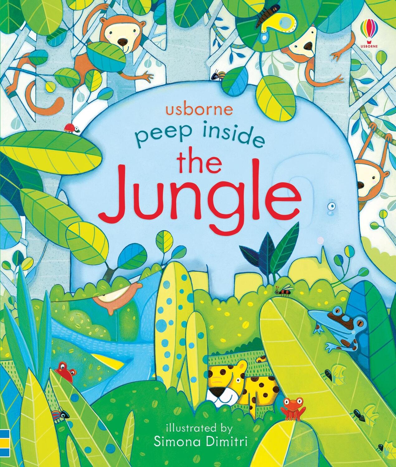 Cover: 9781409599159 | Peep Inside the Jungle | Anna Milbourne | Buch | Papp-Bilderbuch