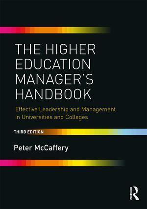 Cover: 9780815370284 | The Higher Education Manager's Handbook | Peter McCaffery | Buch