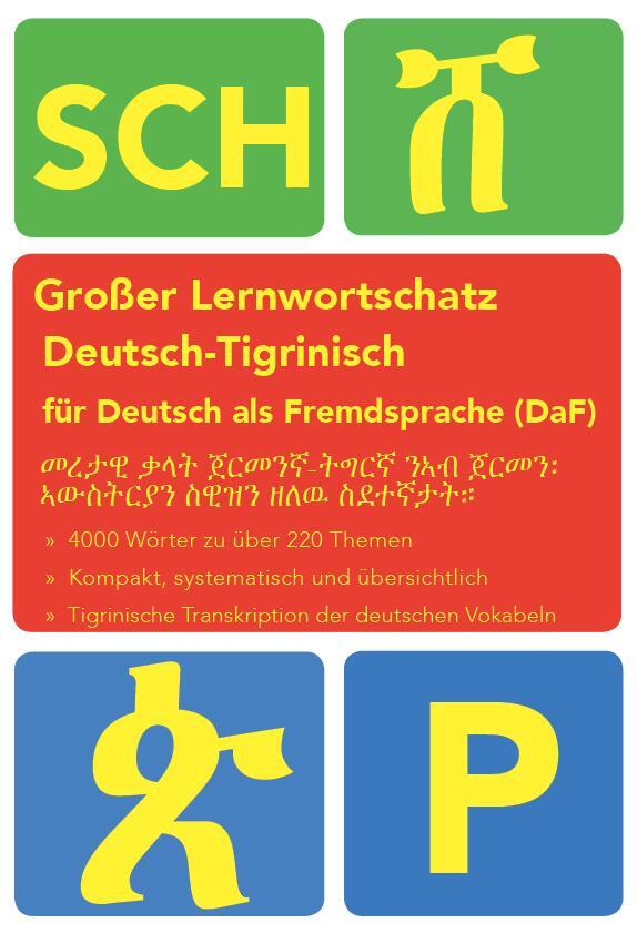 Cover: 9783945348277 | Großer Lernwortschatz Deutsch-Tigrinisch für Deutsch als Fremdsprache