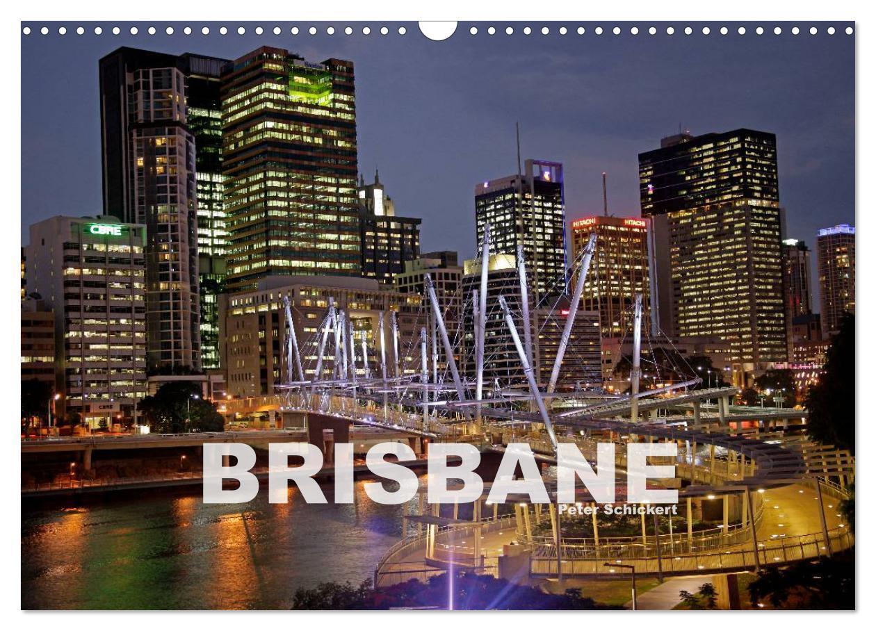 Cover: 9783383508516 | Brisbane (Wandkalender 2024 DIN A3 quer), CALVENDO Monatskalender