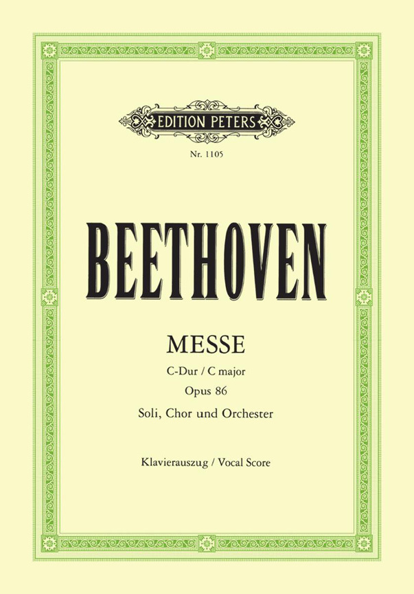 Cover: 9790014006594 | Messe C-Dur op. 86 | Ludwig van Beethoven | Taschenbuch | Latein