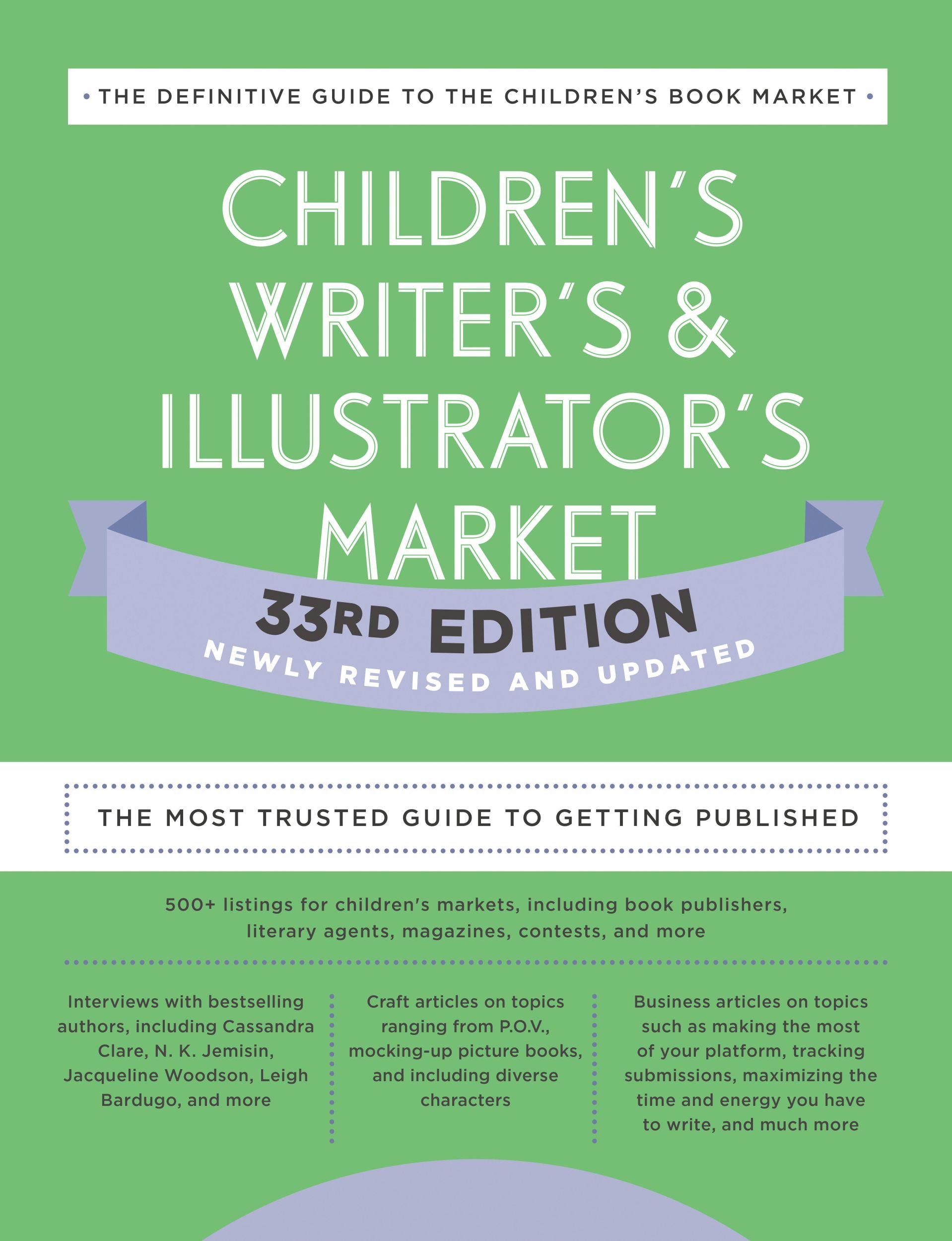 Cover: 9780593332054 | Children's Writer's &amp; Illustrator's Market 33rd Edition | Amy Jones