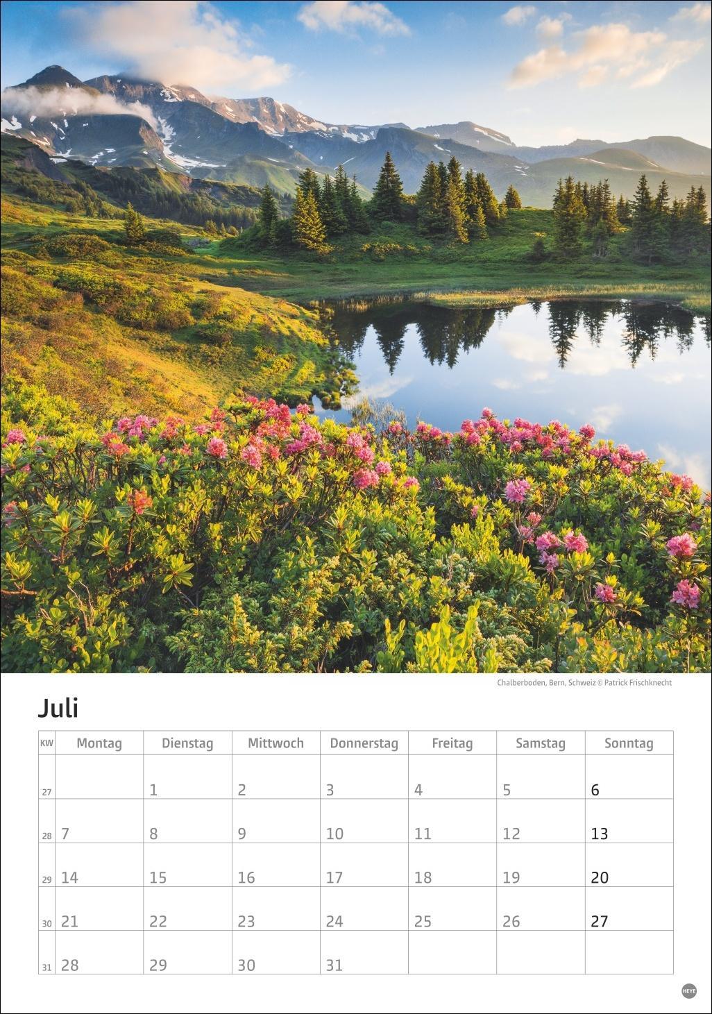 Bild: 9783756405602 | Alpen Kalender 2025 | Heye | Kalender | Spiralbindung | 13 S. | 2025