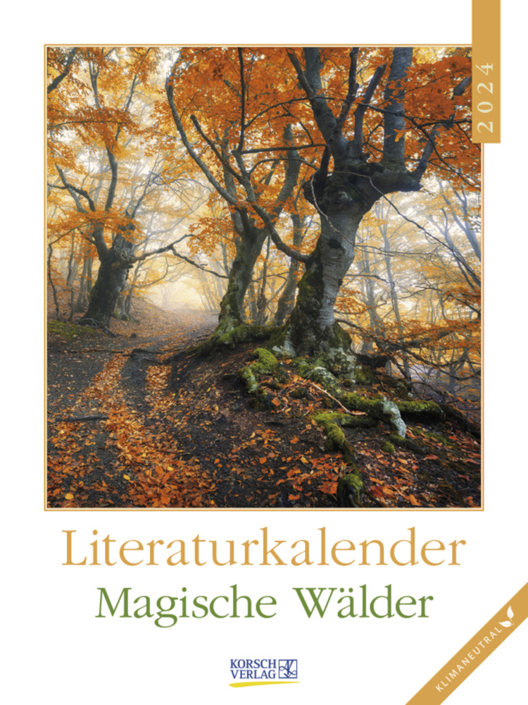 Cover: 9783731870159 | Literaturkalender Magische Wälder 2024 | Korsch Verlag | Kalender