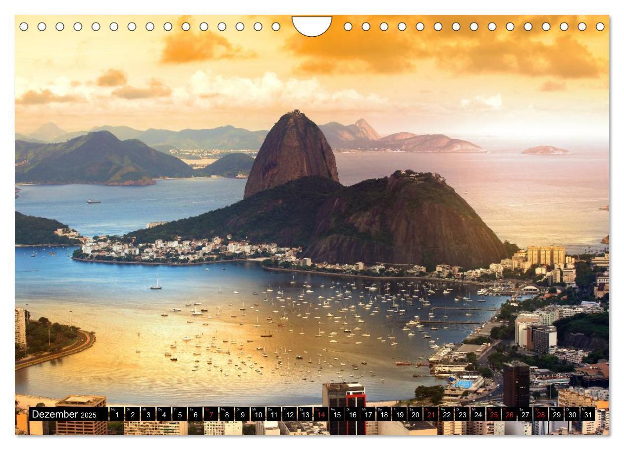 Bild: 9783435703692 | Brasilien. Sonne, Natur und Samba (Wandkalender 2025 DIN A4 quer),...